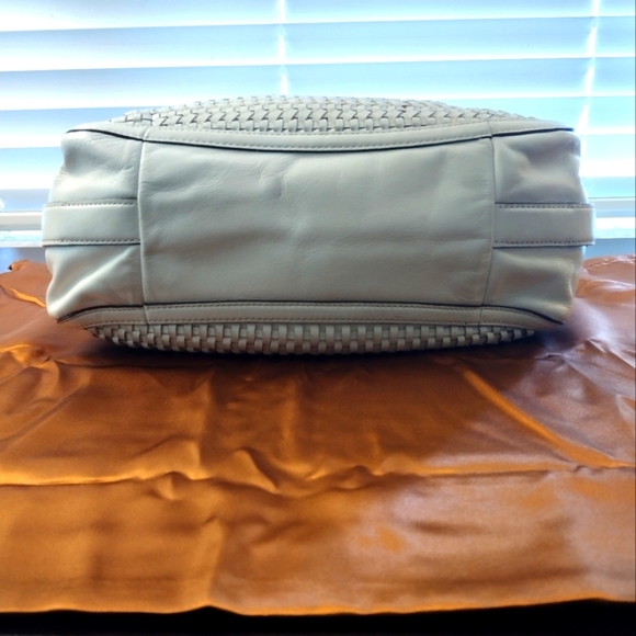 COACH Maggie Madison Woven Leather Shoulder HoboBag  23385 - Picture 13 of 16